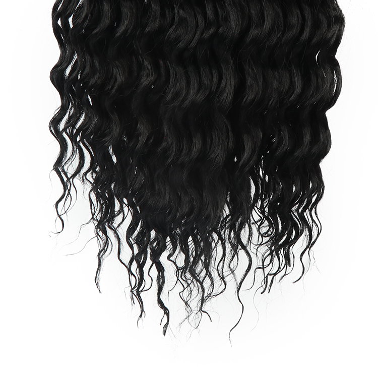 Blonde Pink Brown Customs Size Synthetic Long Curly Braiding Hair Water Wave Crochet Wavy Braiding Hair For RU