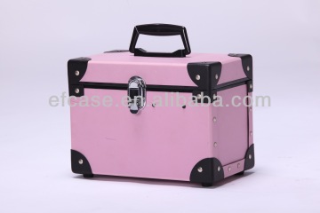 PINK PVC HAND CARRY COSMETIC CASE ,MAKEUP CASE,BEAUTY CASE