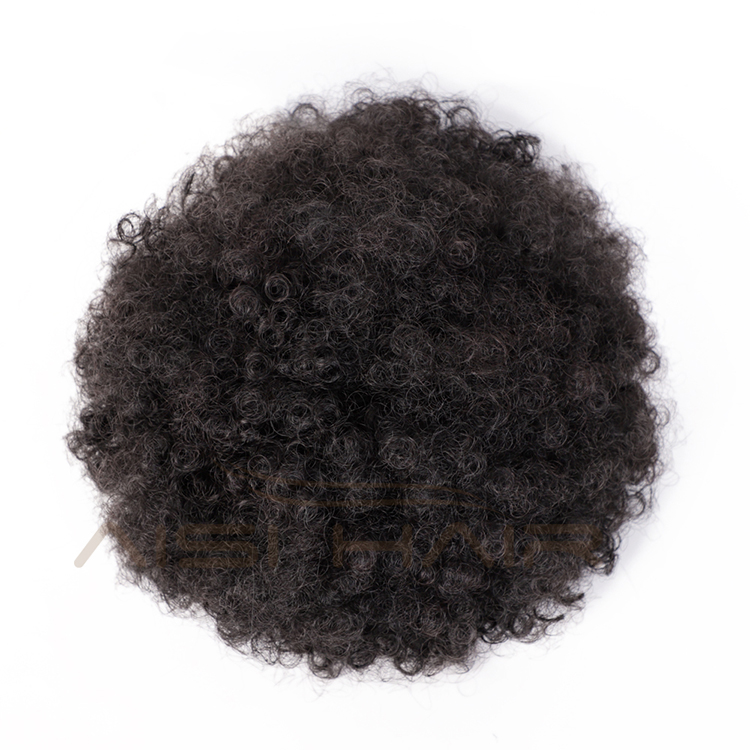 Aisi Hair Cheap Fluffy Curly Hair Bun Ponytail Women's Synthetic Puff Afro Short Curly Chignon Hair Extension For Black Women