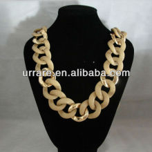 2013 Acrylic Chunky Curb Link Chain Necklace for Women