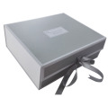 उपहार कार्ड बॉक्स वस्त्र बॉक्स अनुकूलित रिबन बंद करने
