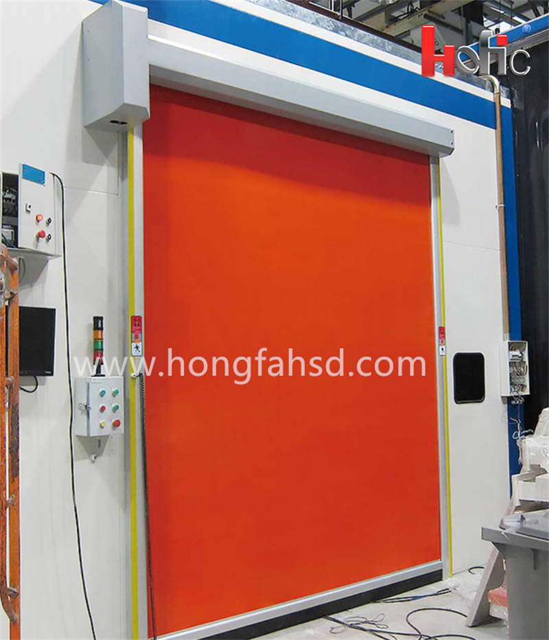 PVC Self-repair high speed zipper door