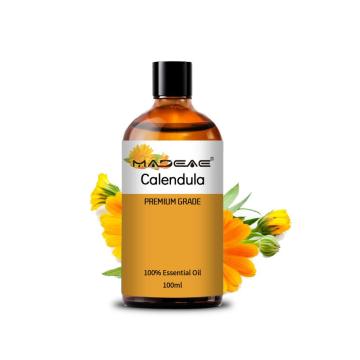 Olio di olio calendula del vettore di prodotti a caldo Olio biologico e olio vettore di calendula puro