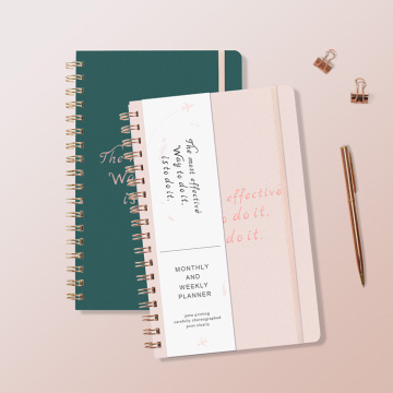 Factory Printing Wedding Planner Notebook with Elastic Strap