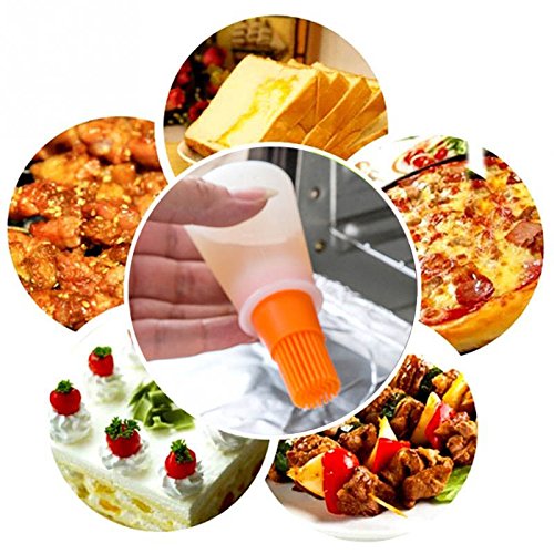 Multipurpose Kitchen Cooking Silicone Oil Bottle Brush