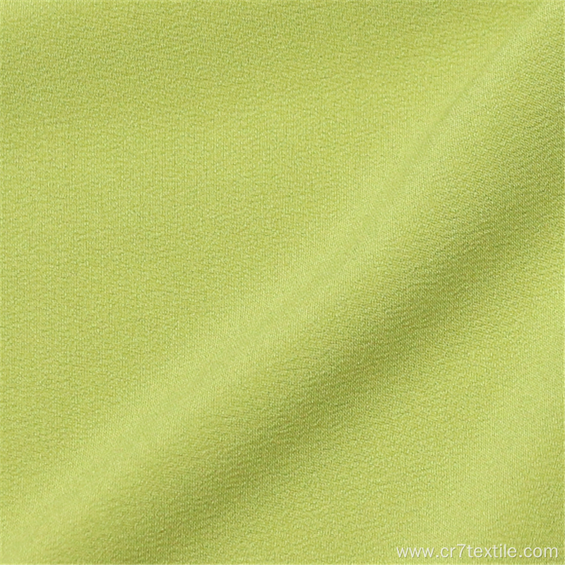 Smooth Polyester Spandex Stretch Dyed Chiffon Fashion Fabric