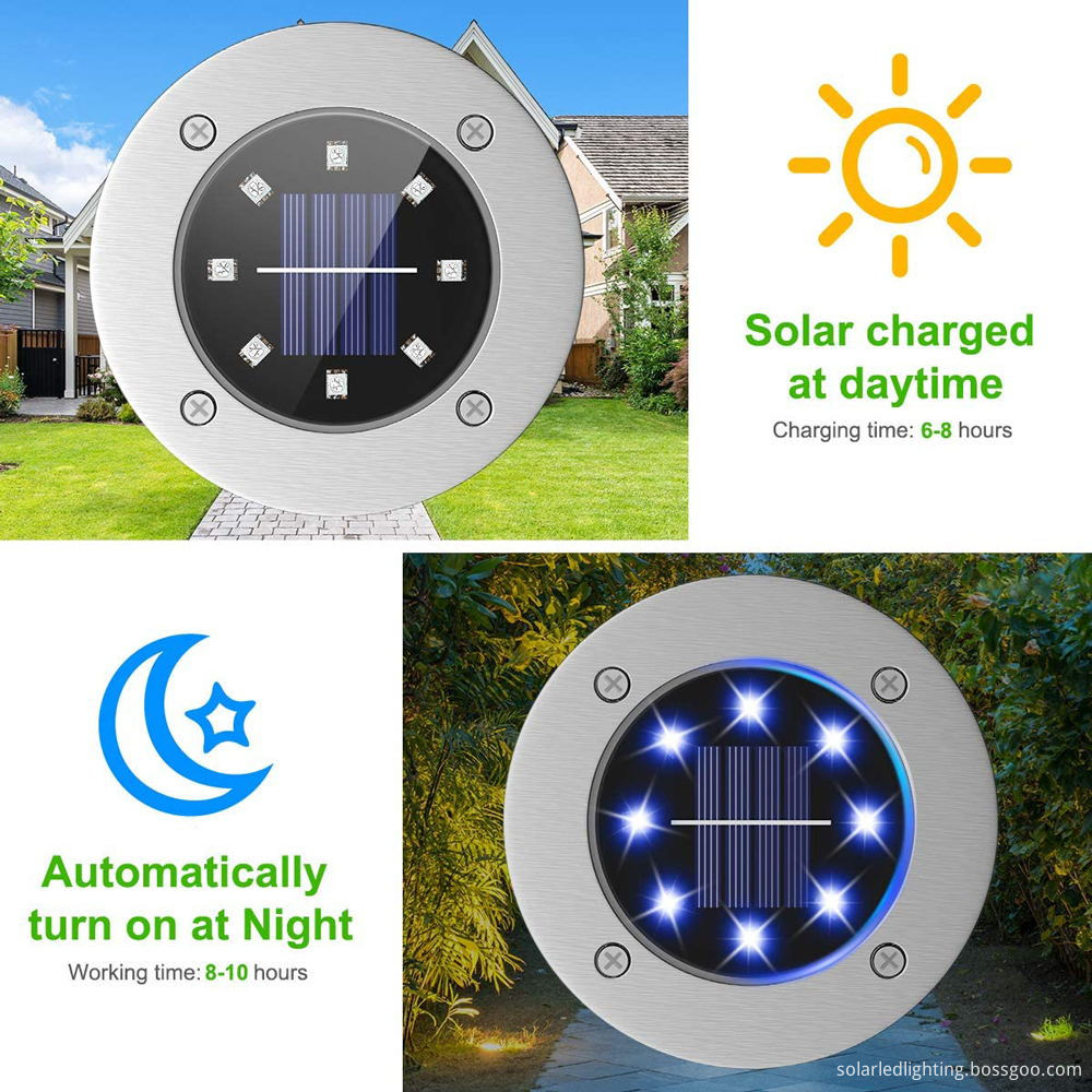Sustainable solar disk light