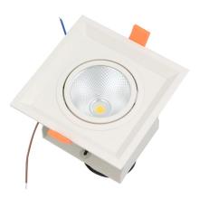 Dimmable COB Cuadrado LED Grille Luz Empotrable LED Downlight techo