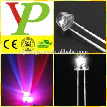 Colorful 5mm helmet led diodes emitting color