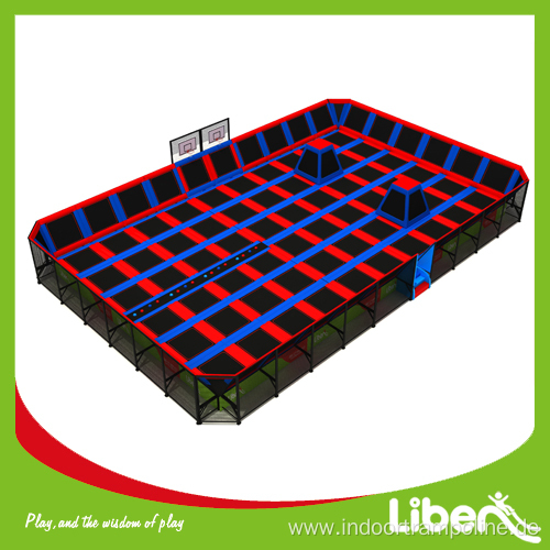 Large sized square trampoline