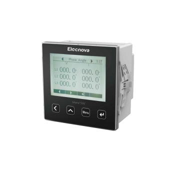 Harmonic measuring digital power quality panel meter