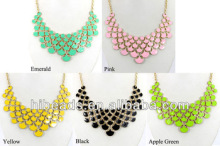 Fashion New Lady Bib Necklace Chunky Statement Party Necklace DN073