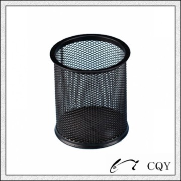 metal mesh desktop pen holder