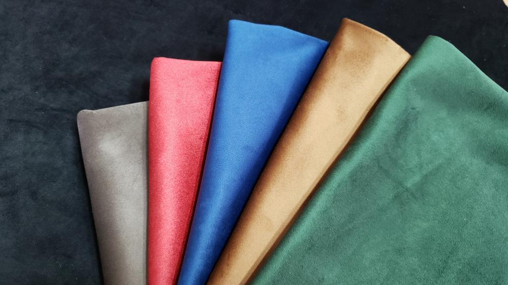 Solid Dyed Velvet Sofa Fabric A