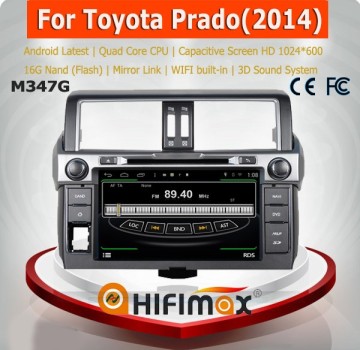 HIFIMAX Android 4.4.4 automobile dvd gps for Toyota Prado 2014 car navigation for Toyota Prado 2014 with car accessories