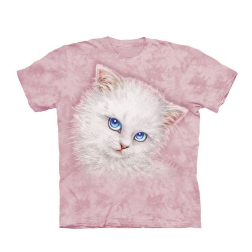 Camisa de playa de impresión de gato de pareja titánica