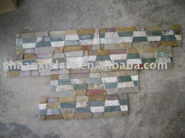 Multicolor cultured stones brick