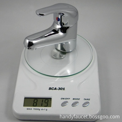 brass basin mixer faucets weight