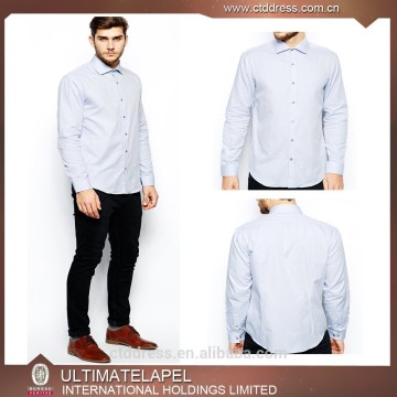 Men 100% cotton tailor made custom made dress shirt