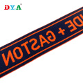 Customized logo patterned jacquard elastic band for sportswear