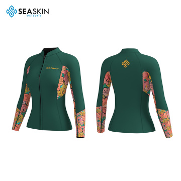 Jaket wetsuit wanita premium neoprene seaskin cr