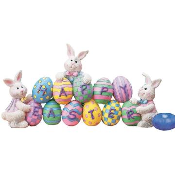 Eggs & Easter Bunnies Tabletop Decoration