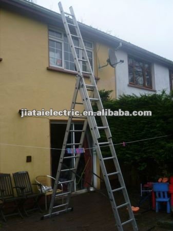 3 Sections Aluminium Collapsible Ladder EN131