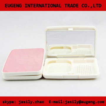 Attrative empty square compact powder box