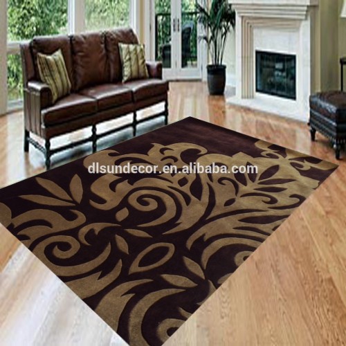 Hot sale nature color 100% polyester area rugs