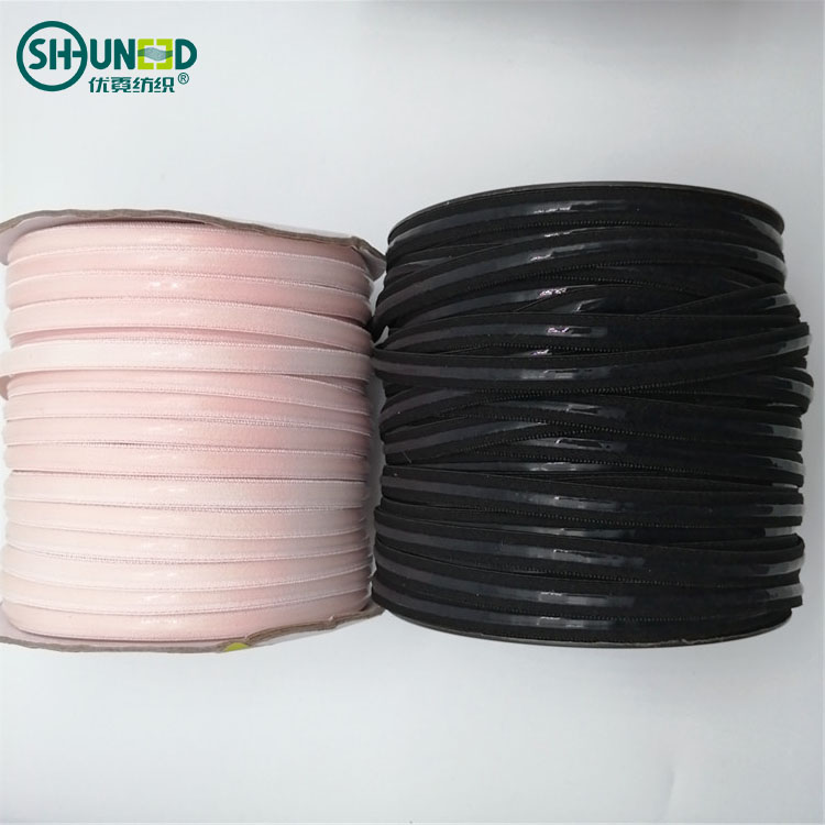 High Quality Custom Color Elastic Silicone Tape for Underwear Bra Clothing