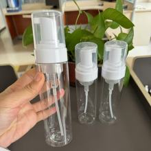 White Pump Fine Bubble Bath Gel & Face Cream in Transparent Foam Bottles 200ml - Cosmetics in Plastic Bottles