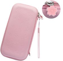 Hard Shell Protective Cover with Game Card Slots and Inner Pocket for Nintendo Switch Lite - Portable Travel Bag