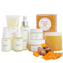 Tumeric Anti-Acne Brightening Private Label Skincare Set