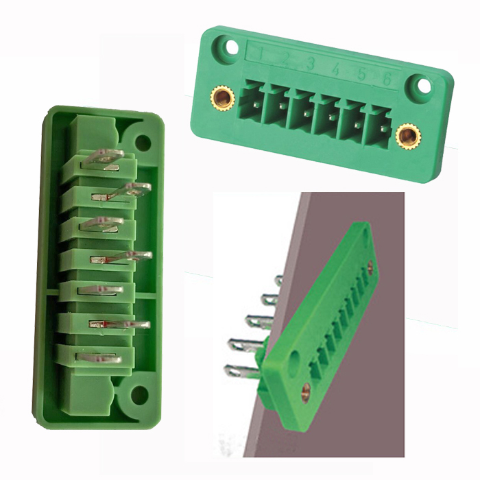 3.81/3.5mm Plug-in Terminal Block Vertical W/F