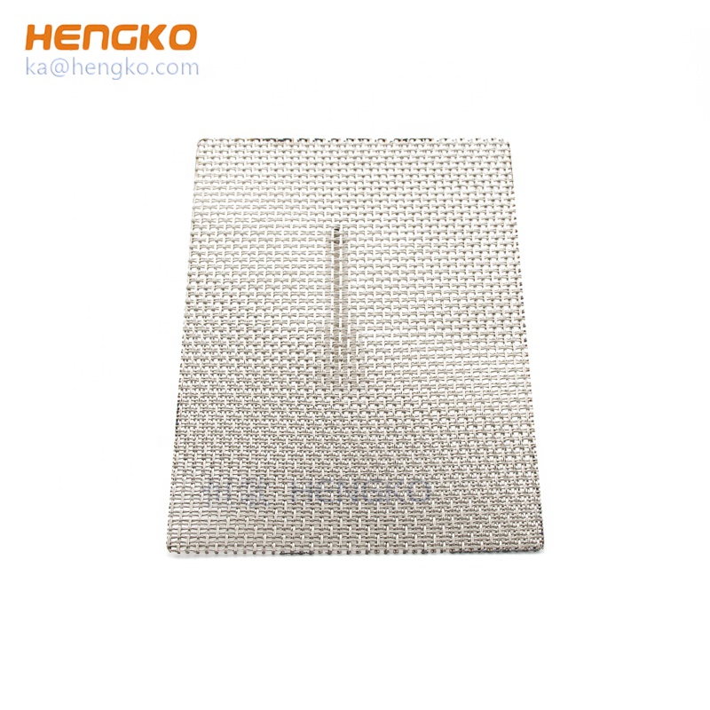 HENGKO high quality microns porous sintered stainless steel wire mesh filter plate for multipurpose purification and filtration