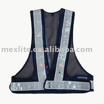 Led safety vest