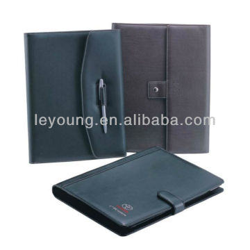 Custom Design Enveop Leather Office portfolio with calculator