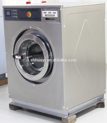 Industrial steam heating laundry washing machine