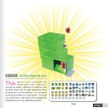 Diy Educational Toys 0.22kg Optics Educationa  Science Kit With Abs Material