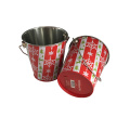 Handle Tin Bucket Metal Promoção Gift Atacado Gift Tin