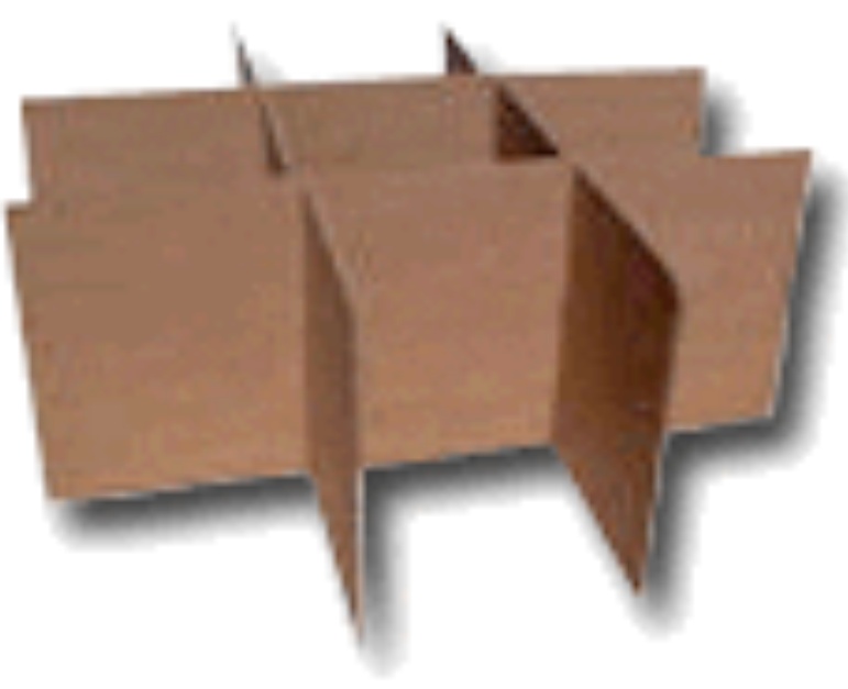 Cardboard Box Dividers for Organized Storage