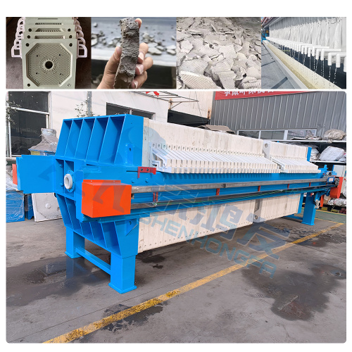 Filter press for sewage treatment