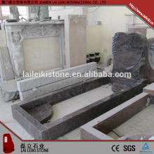 Custom natural split polished german style Paradiso tombstone granite belgium