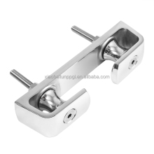 Marine Hardware: Little Dolphin 316 SS Mirror Polished Bow Fairlead Roller Chock with 2 Wheels