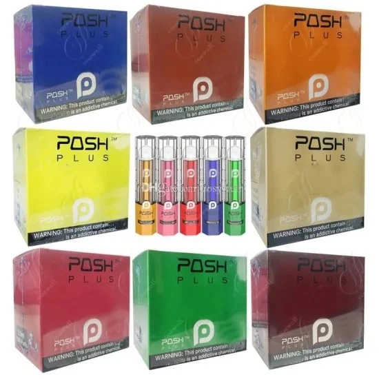 Factory Wholesale Disposable Electronic Cigarette 500 Puffs Vape Pen Posh Plus