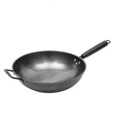 Best-Selling Non-Stick Honeycomb 34cm Pure Iron Frying Wok
