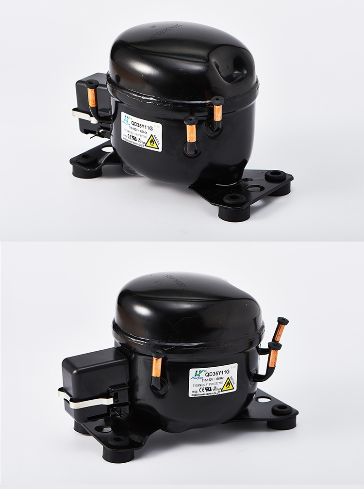 Small Vibration R600a QD35Y11G small Refrigeration Compressor