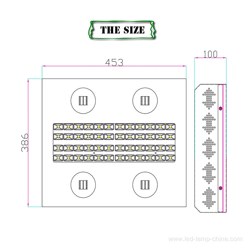 Full Spectrum 600w Noah4 Panel led grow light