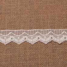 Stretch lace trim