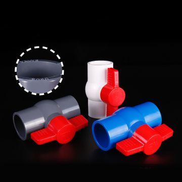 PVC Ball Valve Round Mouth Octagonal Single Handle